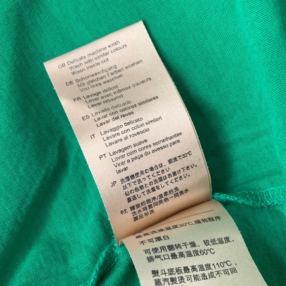 SIZE M SCOTCH & SODA KELLY GREEN COTTON TANK CURVED HEM - Picture 5 of 7